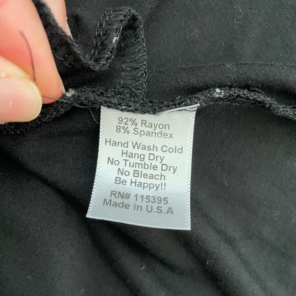 Fighting Eel Hawaii Womens Short Sleeve Mini Dress M Black White Polka Dot - Picture 10 of 11